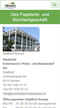 Mobile Screenshot of buerobedarf-estermann.ch
