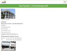 Tablet Screenshot of buerobedarf-estermann.ch